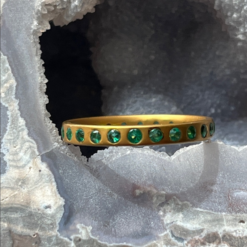 Sundance Emerald Orbit Ring NWT